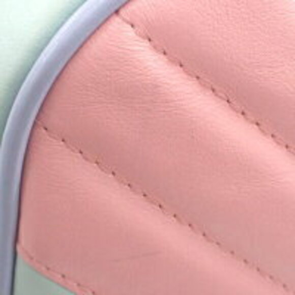 Gucci GG Marmont Camera Bag Chain Crossbody Double Quilted Blue Pink - Picture 7 of 7